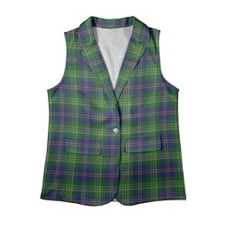 ScotsTee Shop Scottish MacOrrell Women's Tartan Sleeveless Blazer Suit Vest