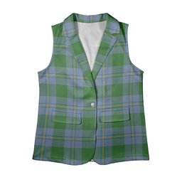 ScotsTee Shop Scottish Irvine of Bonshaw Ancient Women's Tartan Sleeveless Blazer Suit Vest
