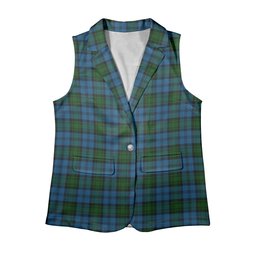 ScotsTee Shop Scottish Kerr Hunting Women's Tartan Sleeveless Blazer Suit Vest