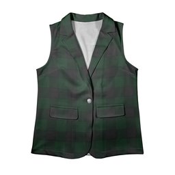 ScotsTee Shop Scottish Rob Roy Hunting Women's Tartan Sleeveless Blazer Suit Vest