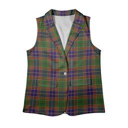 ScotsTee Shop Scottish Stevenson Old Women's Tartan Sleeveless Blazer Suit Vest