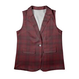 ScotsTee Shop Scottish Stirling of Keir Women's Tartan Sleeveless Blazer Suit Vest