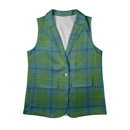 ScotsTee Shop Scottish Johnstone Ancient Women's Tartan Sleeveless Blazer Suit Vest