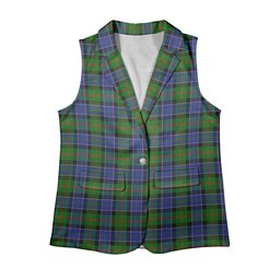 ScotsTee Shop Scottish Paterson SC Women's Tartan Sleeveless Blazer Suit Vest