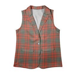 ScotsTee Shop Scottish McDougall Ancient Women's Tartan Sleeveless Blazer Suit Vest