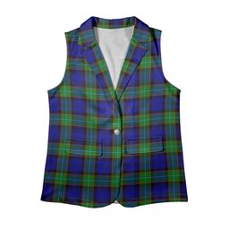 ScotsTee Shop Scottish Semple Modern Women's Tartan Sleeveless Blazer Suit Vest
