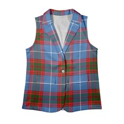 ScotsTee Shop Scottish Sideserf Women's Tartan Sleeveless Blazer Suit Vest