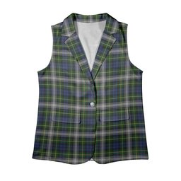 ScotsTee Shop Scottish Gordon Dress 2 Women's Tartan Sleeveless Blazer Suit Vest