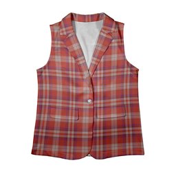 ScotsTee Shop Scottish Pennington Women's Tartan Sleeveless Blazer Suit Vest