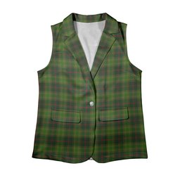 ScotsTee Shop Scottish Tomass Women's Tartan Sleeveless Blazer Suit Vest