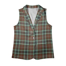 ScotsTee Shop Scottish Thompson Hunting Modern Women's Tartan Sleeveless Blazer Suit Vest