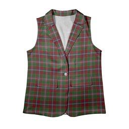 ScotsTee Shop Scottish Moray of Abercairny Women's Tartan Sleeveless Blazer Suit Vest