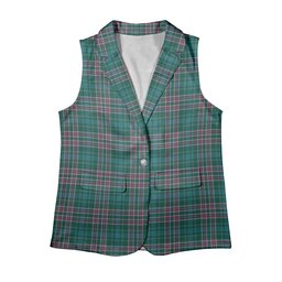 ScotsTee Shop Scottish Ralston USA Modern Women's Tartan Sleeveless Blazer Suit Vest