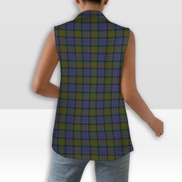 ScotsTee Shop Scottish MacFadzean Women's Tartan Sleeveless Blazer Suit Vest