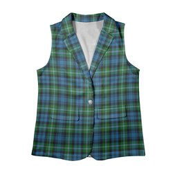 ScotsTee Shop Scottish Lyon SC Women's Tartan Sleeveless Blazer Suit Vest