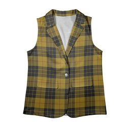 ScotsTee Shop Scottish McLeod of Lewis Ancient Women's Tartan Sleeveless Blazer Suit Vest