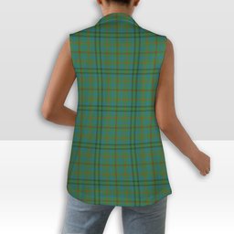 ScotsTee Shop Scottish Moncreiffe of Atholl Ancient Women's Tartan Sleeveless Blazer Suit Vest