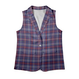 ScotsTee Shop Scottish Parker USA Women's Tartan Sleeveless Blazer Suit Vest