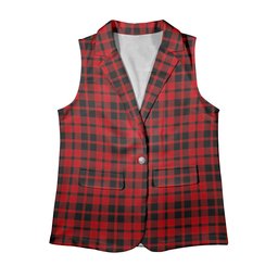 ScotsTee Shop Scottish Hogg Women's Tartan Sleeveless Blazer Suit Vest