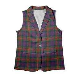 ScotsTee Shop Scottish MacLagan of Glenquiech Women's Tartan Sleeveless Blazer Suit Vest