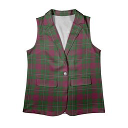 ScotsTee Shop Scottish MacGregor of Cardney Women's Tartan Sleeveless Blazer Suit Vest