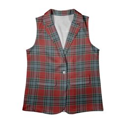 ScotsTee Shop Scottish MacLeay Women's Tartan Sleeveless Blazer Suit Vest