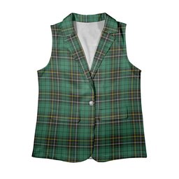 ScotsTee Shop Scottish MacAlpine Ancient Women's Tartan Sleeveless Blazer Suit Vest