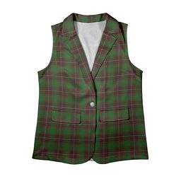 ScotsTee Shop Scottish MacPhee Hunting Women's Tartan Sleeveless Blazer Suit Vest