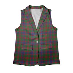 ScotsTee Shop Scottish Logan 1819 Women's Tartan Sleeveless Blazer Suit Vest