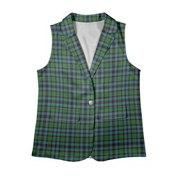 ScotsTee Shop Scottish Hunter of Peebleshire Ancient Women's Tartan Sleeveless Blazer Suit Vest