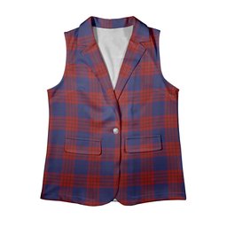 ScotsTee Shop Scottish Robinson Dress Pendleton  1 Women's Tartan Sleeveless Blazer Suit Vest