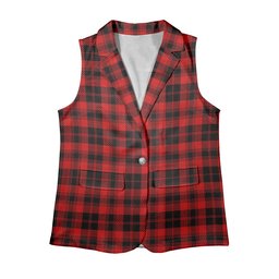 ScotsTee Shop Scottish Murray of Ochtertyre Modern Women's Tartan Sleeveless Blazer Suit Vest