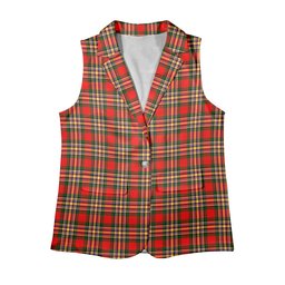 ScotsTee Shop Scottish MakGill Modern Women's Tartan Sleeveless Blazer Suit Vest