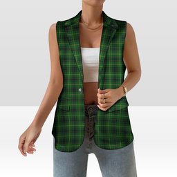 ScotsTee Shop Scottish McArthur Women's Tartan Sleeveless Blazer Suit Vest