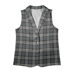 ScotsTee Shop Scottish McCandlish Dress Grey Women's Tartan Sleeveless Blazer Suit Vest