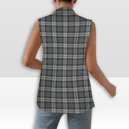 ScotsTee Shop Scottish McCandlish Dress Grey Women's Tartan Sleeveless Blazer Suit Vest
