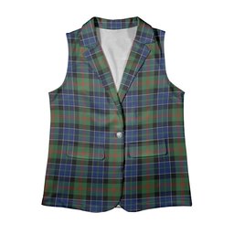 ScotsTee Shop Scottish Paterson Modern Women's Tartan Sleeveless Blazer Suit Vest