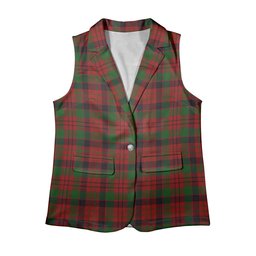 ScotsTee Shop Scottish McNeacail Women's Tartan Sleeveless Blazer Suit Vest