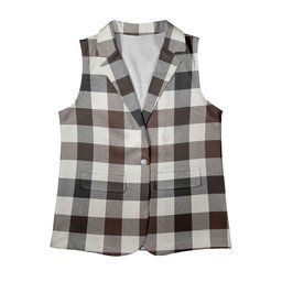 ScotsTee Shop Scottish Hogg Modern Women's Tartan Sleeveless Blazer Suit Vest