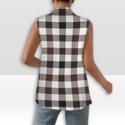 ScotsTee Shop Scottish Hogg Modern Women's Tartan Sleeveless Blazer Suit Vest