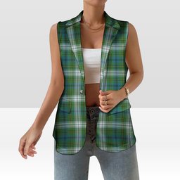 ScotsTee Shop Scottish Johnstone Dress Ancient Women's Tartan Sleeveless Blazer Suit Vest