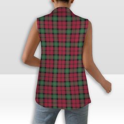 ScotsTee Shop Scottish Kerr Modern Clan Women's Tartan Sleeveless Blazer Suit Vest