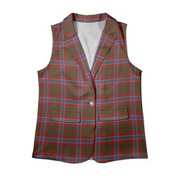 ScotsTee Shop Scottish Harkness Dress Women's Tartan Sleeveless Blazer Suit Vest