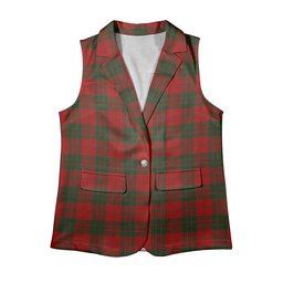 ScotsTee Shop Scottish MacGregor of Glenstrae Women's Tartan Sleeveless Blazer Suit Vest