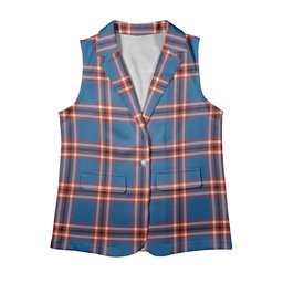 ScotsTee Shop Scottish Laing of Archiestown Ancient Women's Tartan Sleeveless Blazer Suit Vest