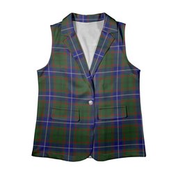 ScotsTee Shop Scottish Lee Women's Tartan Sleeveless Blazer Suit Vest