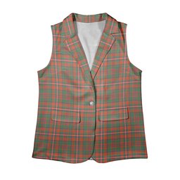 ScotsTee Shop Scottish McKinnon Ancient Women's Tartan Sleeveless Blazer Suit Vest