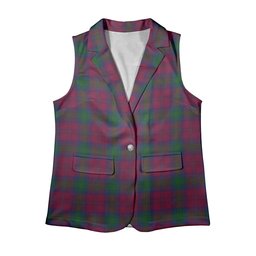 ScotsTee Shop Scottish McGlynn Women's Tartan Sleeveless Blazer Suit Vest