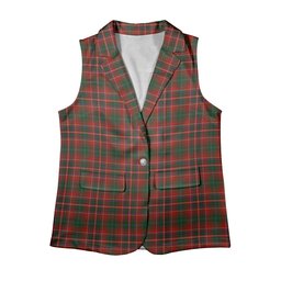 ScotsTee Shop Scottish McInnes Hastie Women's Tartan Sleeveless Blazer Suit Vest