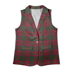 ScotsTee Shop Scottish MacKillop Women's Tartan Sleeveless Blazer Suit Vest